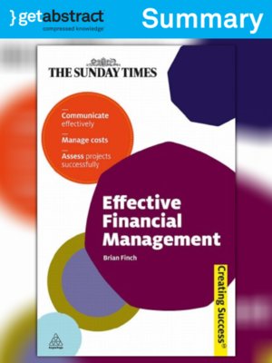 cover image of Effective Financial Management (Summary)